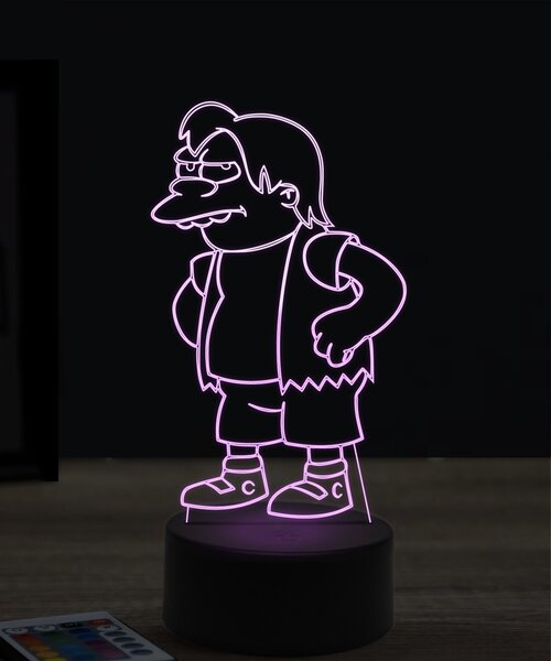 Beling 3D lampa, Nelson Muntz, 7 farebná ITZ5