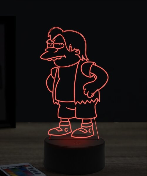 Beling 3D lampa, Nelson Muntz, 7 farebná ITZ5