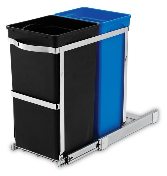 Plastový odpadkový kôš 35 l Dual - simplehuman