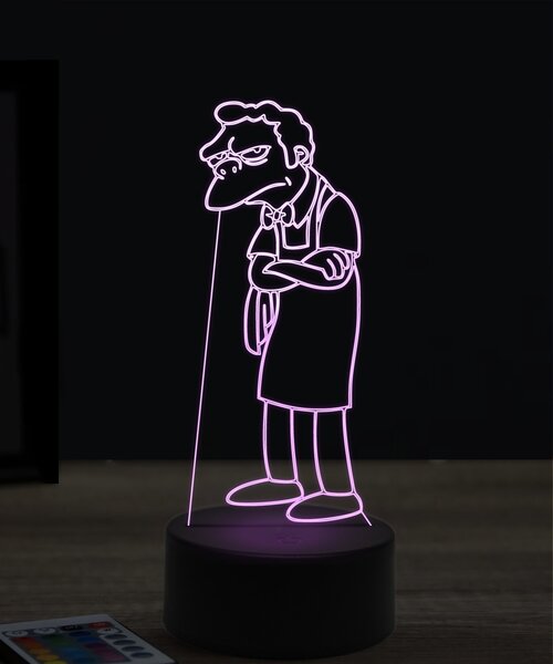 Beling 3D lampa, Moe Szyslak, 7 farebná ITZ3
