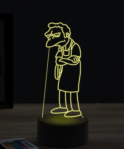 Beling 3D lampa, Moe Szyslak, 7 farebná ITZ3