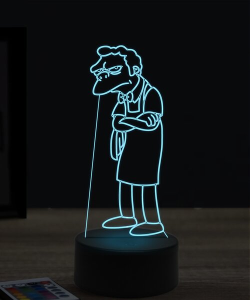 Beling 3D lampa, Moe Szyslak, 7 farebná ITZ3