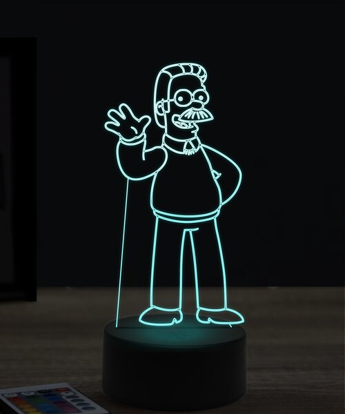 Beling 3D lampa, Ned Flanders, 7 farebná ITZ4