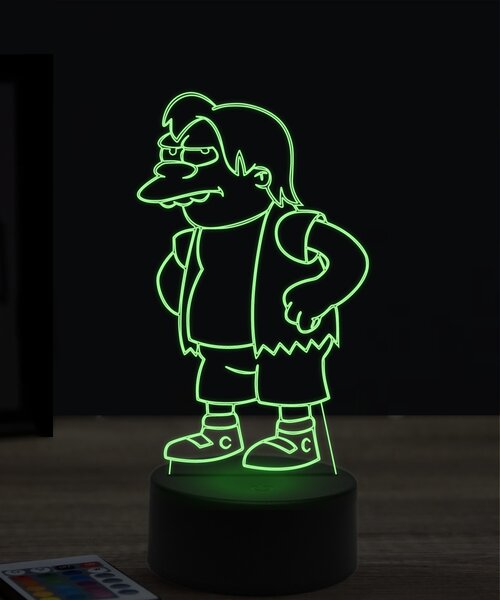 Beling 3D lampa, Nelson Muntz, 7 farebná ITZ5