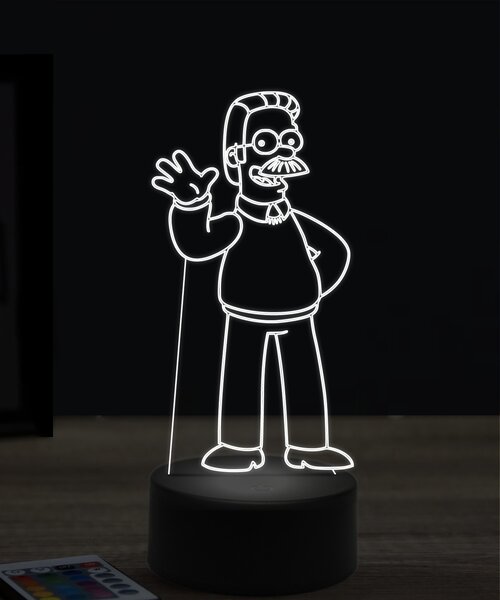 Beling 3D lampa, Ned Flanders, 7 farebná ITZ4