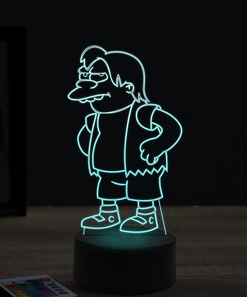 Beling 3D lampa, Nelson Muntz, 7 farebná ITZ5