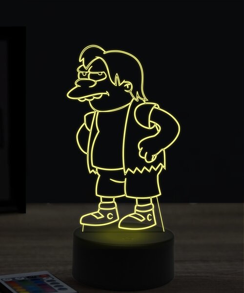Beling 3D lampa, Nelson Muntz, 7 farebná ITZ5