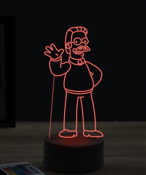 Beling 3D lampa, Ned Flanders, 7 farebná ITZ4