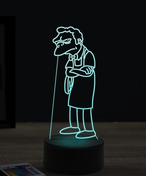 Beling 3D lampa, Moe Szyslak, 7 farebná ITZ3