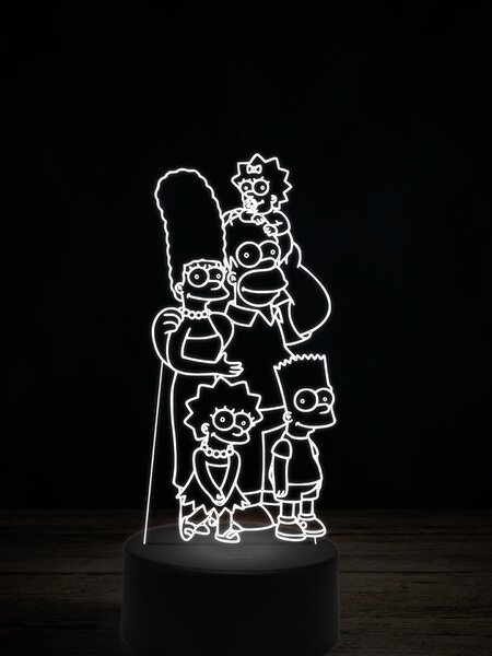 Beling 3D lampa, Rodina Simpsonových 1, 7 farebná ITZ7