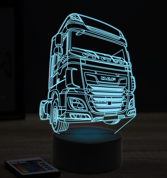 Beling 3D lampa, Daf XF , 7 farebná K2