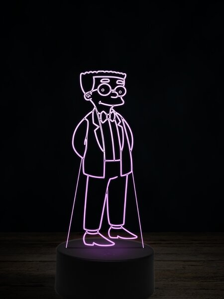 Beling 3D lampa, Waylon Smithers, 7 farebná ITZ10