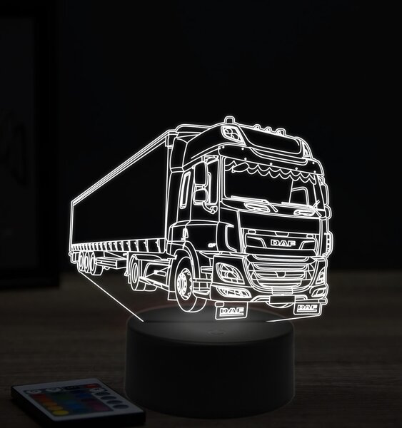 Beling 3D lampa, Daf CF 440 , 7 farebná K1