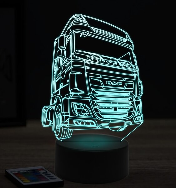 Beling 3D lampa, Daf XF , 7 farebná K2