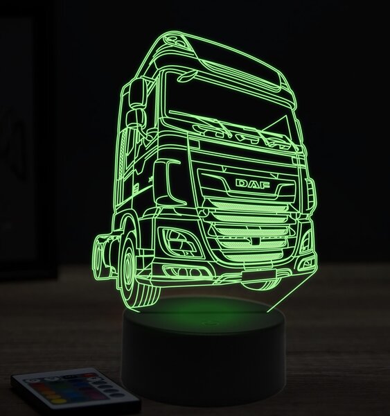 Beling 3D lampa, Daf XF , 7 farebná K2