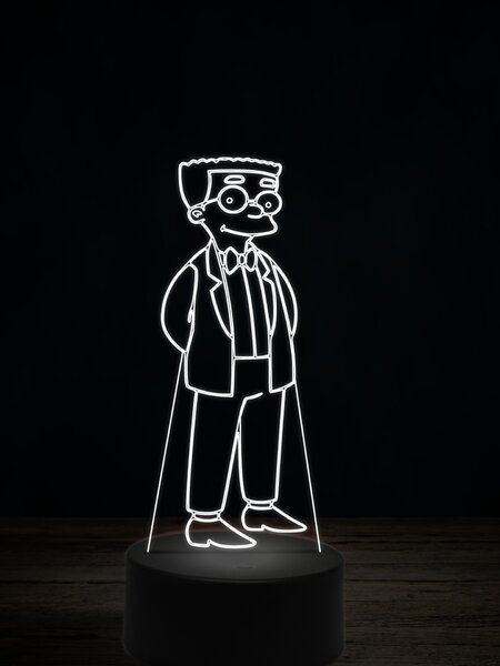 Beling 3D lampa, Waylon Smithers, 7 farebná ITZ10