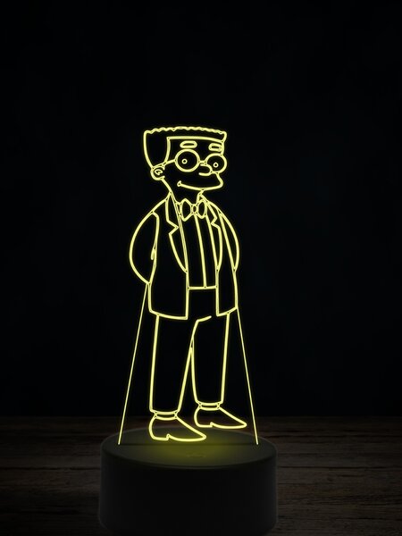 Beling 3D lampa, Waylon Smithers, 7 farebná ITZ10