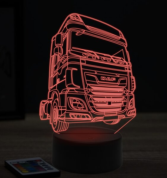 Beling 3D lampa, Daf XF , 7 farebná K2