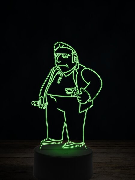 Beling 3D lampa, Tlstý Tony, 7 farebná ITZ9