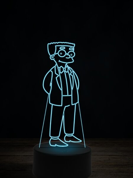 Beling 3D lampa, Waylon Smithers, 7 farebná ITZ10