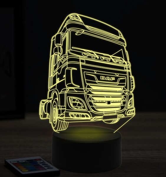 Beling 3D lampa, Daf XF , 7 farebná K2