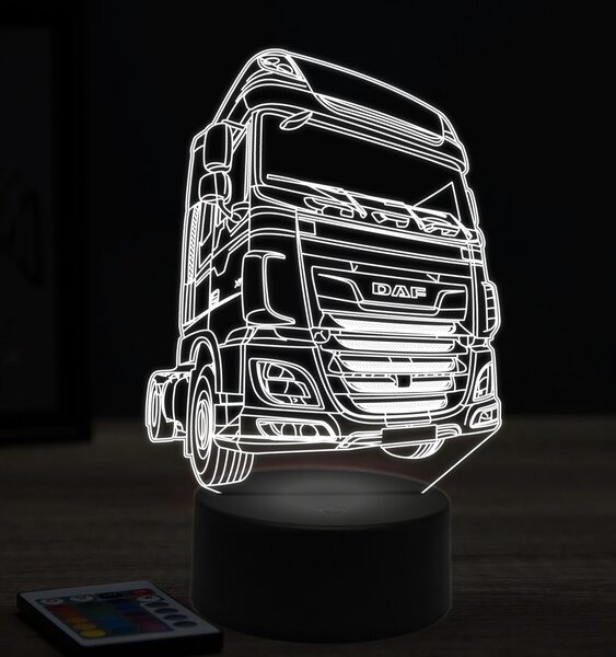 Beling 3D lampa, Daf XF , 7 farebná K2