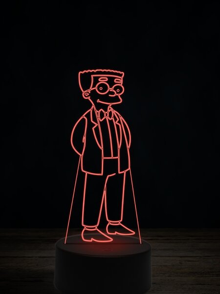Beling 3D lampa, Waylon Smithers, 7 farebná ITZ10