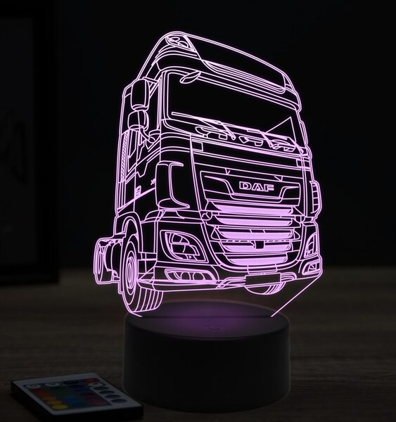Beling 3D lampa, Daf XF , 7 farebná K2