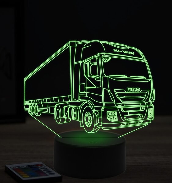 Beling 3D lampa, Iveco Stralis , 7 farebná K5