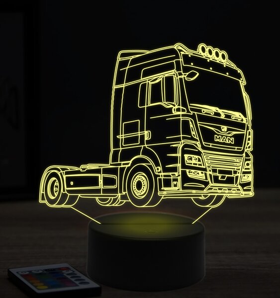 Beling 3D lampa, MAN tgx, 7 farebná K6