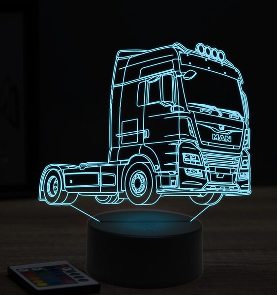 Beling 3D lampa, MAN tgx, 7 farebná K6