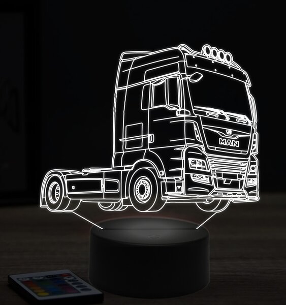 Beling 3D lampa, MAN tgx, 7 farebná K6