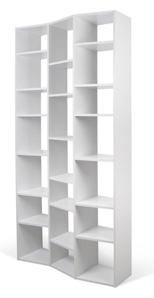 Biela knižnica 108x224 cm Valsa – TemaHome
