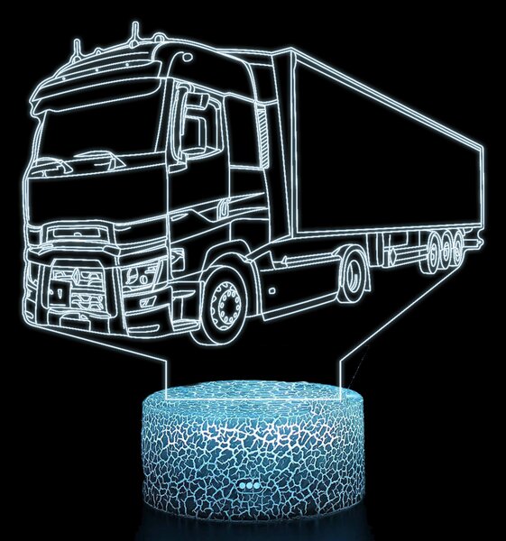 Beling 3D lampa, Renault komerčný kamión, 7 farebná K8