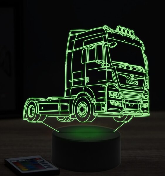 Beling 3D lampa, MAN tgx, 7 farebná K6