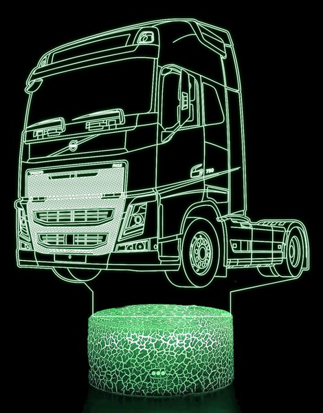 Beling 3D lampa, Volvo, 7 farebná K13