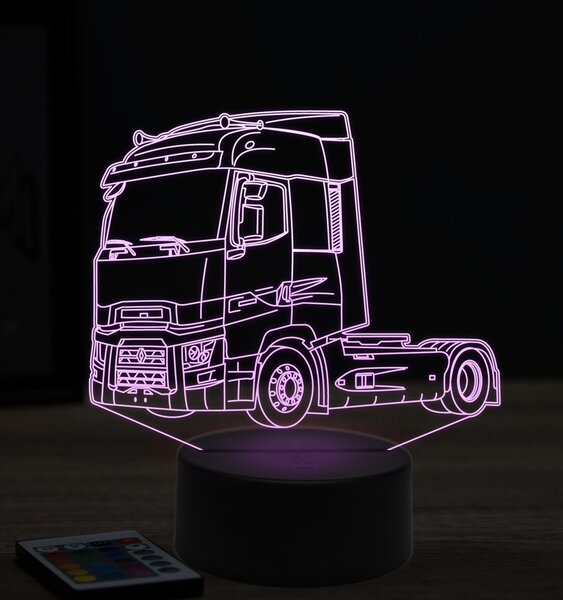 Beling 3D lampa, Renault magnum, 7 farebná K9