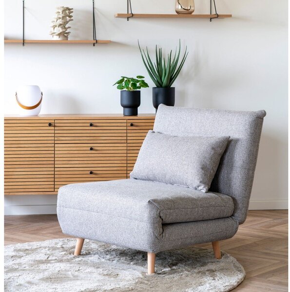 Sivé kreslo Marlow – House Nordic