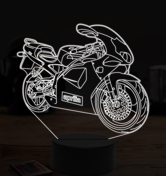 Beling 3D lampa, Aprilia RS 125, 7 farebná ZZ1