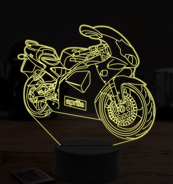 Beling 3D lampa, Aprilia RS 125, 7 farebná ZZ1