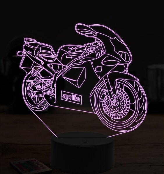 Beling 3D lampa, Aprilia RS 125, 7 farebná ZZ1