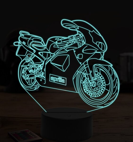 Beling 3D lampa, Aprilia RS 125, 7 farebná ZZ1