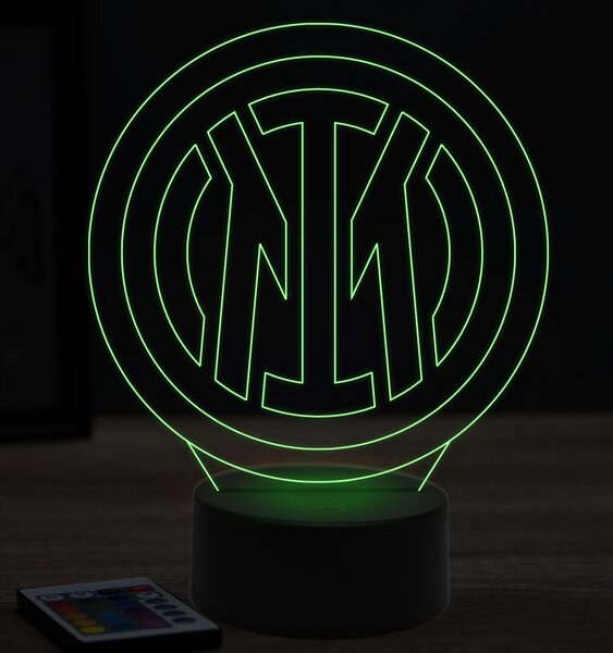 Beling 3D lampa, Inter, futbalový darček ,16 farebná OI1