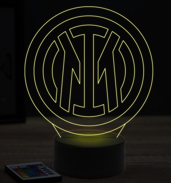 Beling 3D lampa, Inter, futbalový darček ,16 farebná OI1