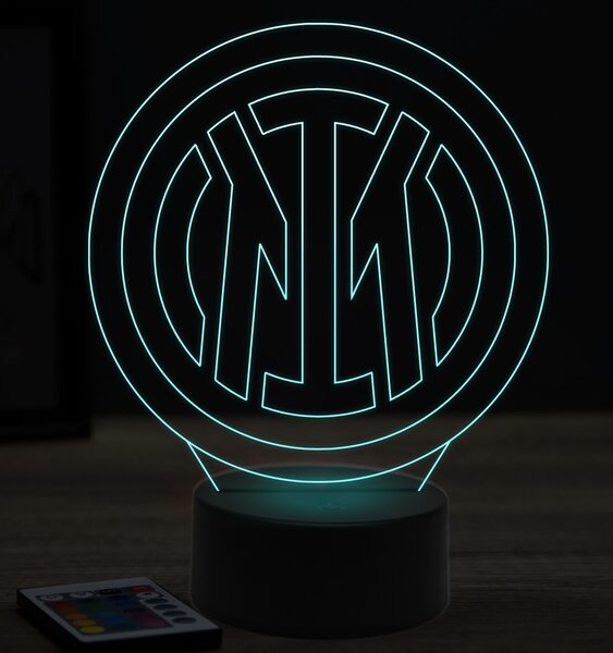 Beling 3D lampa, Inter, futbalový darček ,16 farebná OI1