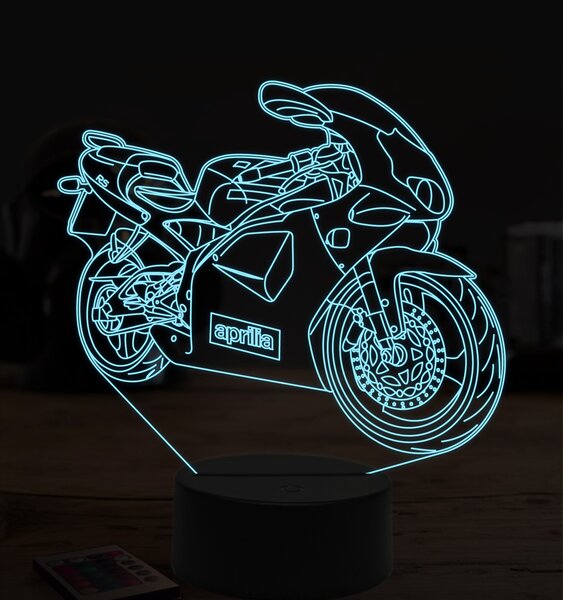 Beling 3D lampa, Aprilia RS 125, 7 farebná ZZ1