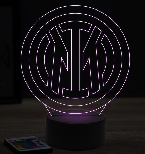 Beling 3D lampa, Inter, futbalový darček ,16 farebná OI1