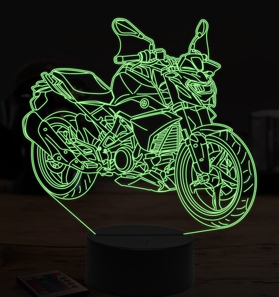 Beling 3D lampa, BMW 310, 7 farebná ZZ3