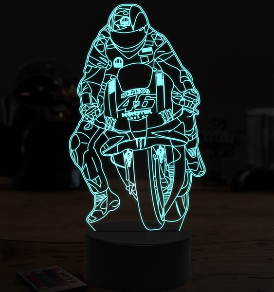 Beling 3D lampa, Valentino Rossi, 7 farebná ZZ2