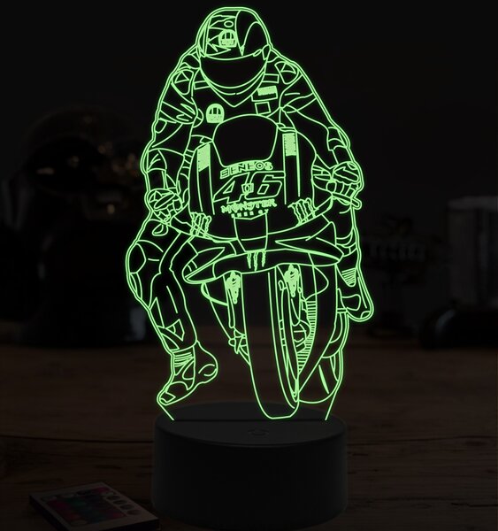 Beling 3D lampa, Valentino Rossi, 7 farebná ZZ2
